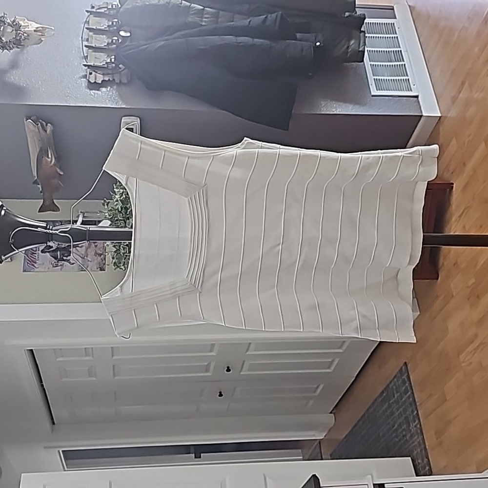 Off white square neck tank